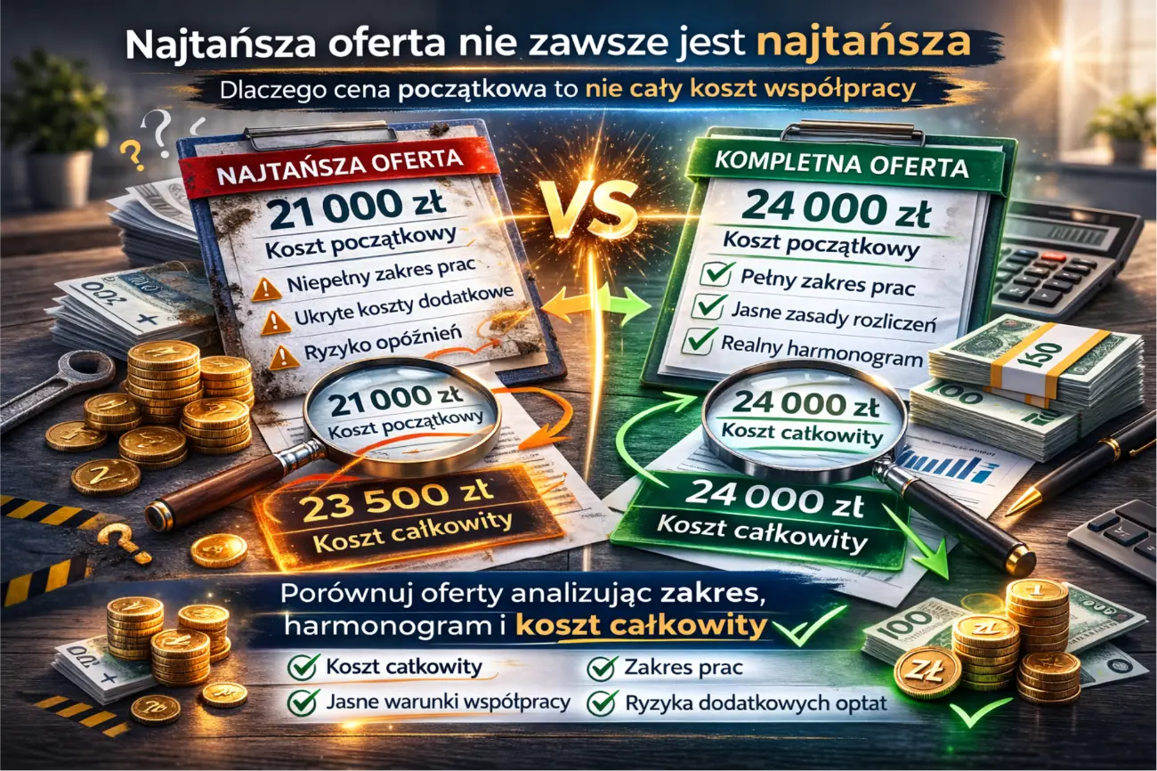 Najtańsza oferta nie zawsze jest najtańsza