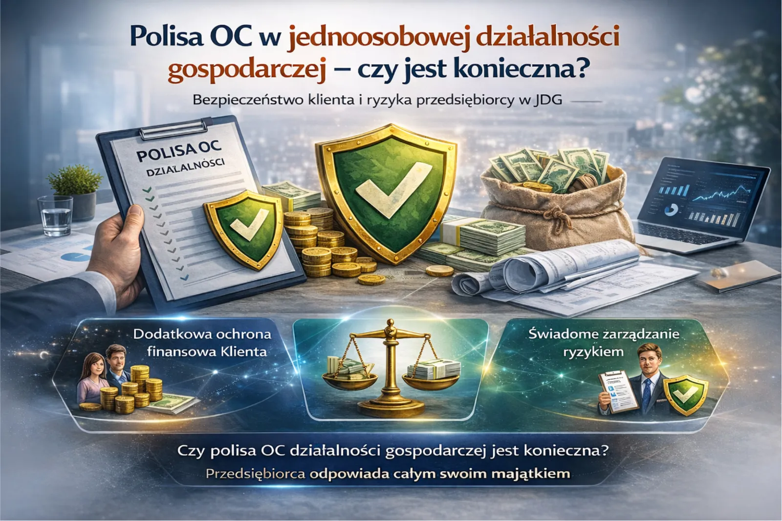 Polisa OC wykonawcy w jednoosobowej działalności gospodarczej